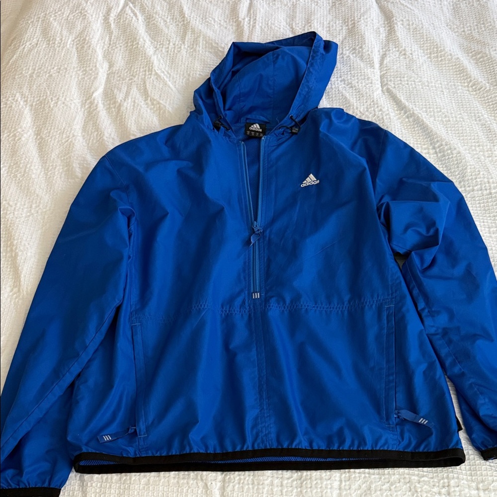 Adidas Men's Vibrant Blue Windbreaker